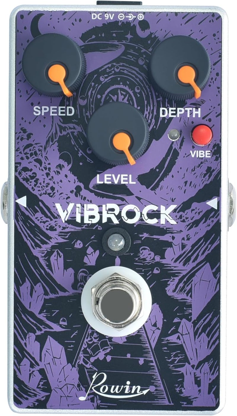 IOppWin Rowin Chorus-Tremolo Monoblock Guitar Pedal, Analog Modulation Effect for Electric Guitar, Classic 60s Psychedelic Sound, Chorus & Tremolo Combo Pedal, True Bypass Metal Mini Pedal - Image 1